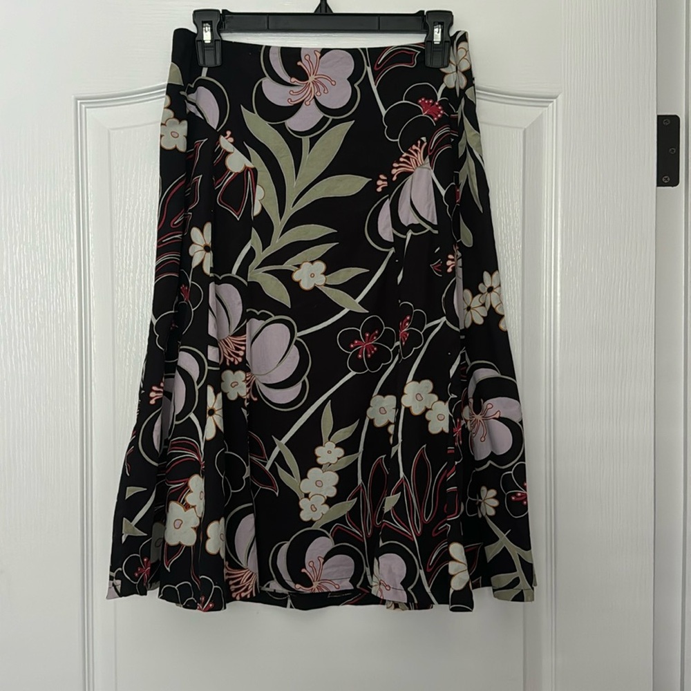 Anthropologie Floral skirt by C.C. Outlaw